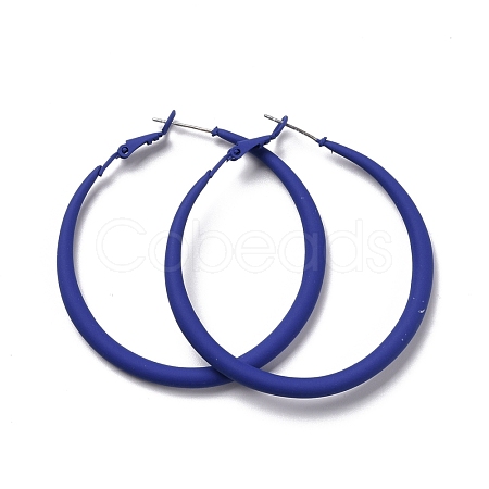 Alloy Big Hoop Earrings for Women EJEW-M201-01G-1