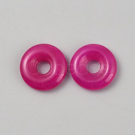 Natural Hot Pink Chalcedony Pendants G-WH0016-53A-1