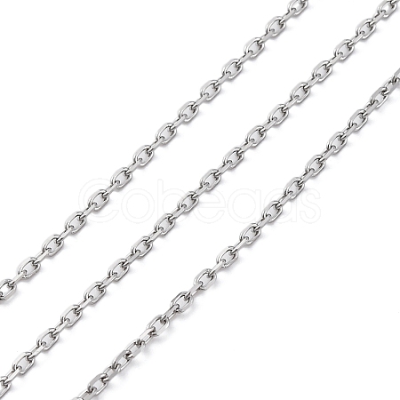 304 Stainless Steel Cable Chains CHS-M009-12P-03-1