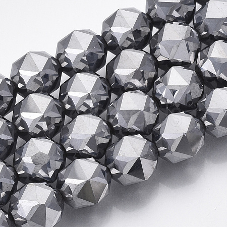 Terahertz Stone Beads Strands G-R462-039B-1