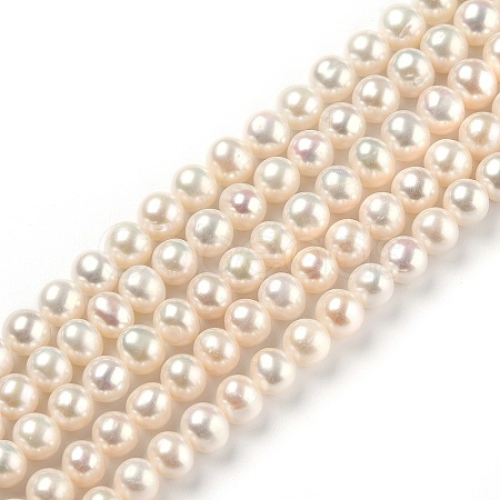 Natural Cultured Freshwater Pearl Beads Strands PEAR-L033-16-02-1