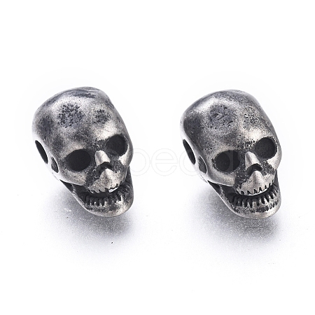 Halloween 304 Stainless Steel Beads STAS-M274-092AS-1