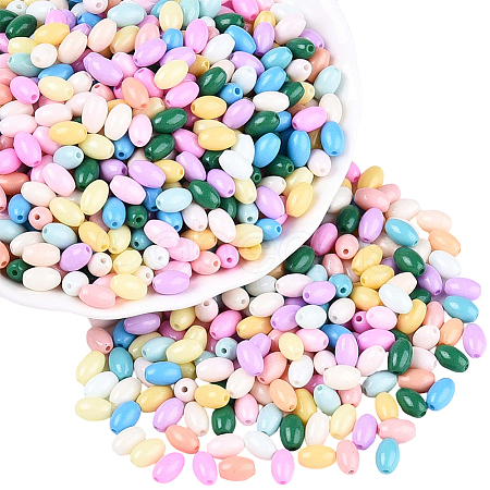 500Pcs Baking Paint Glass Seed Beads SEED-PA0001-05A-1