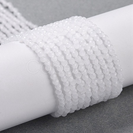 Glass Imitation Jade Beads Strands GLAA-H021-05-01-1