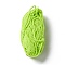 3-Ply Polyester Luminous Yarn, Glow in The Dark Yarn, for Knitting & Crochet, Lime, 1/8 inch(3mm), about 27.34 Yards(25m)/Bundle