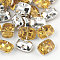 Taiwan Acrylic Rhinestone Buttons, Faceted, 1-Hole, Rectangle, Pale Goldenrod, 30x21x10.5mm, Hole: 2mm