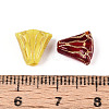 Flower Glass Beads GLAA-T025-35M-3