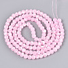 Baking Paint Glass Beads Strands DGLA-N015-6mm-02-2