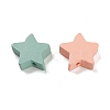 Spray Painted Natural Maple Wood Beads WOOD-M007-27-2