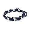 Adjustable Polyester Braided Cord Bracelet PW23071061735-2