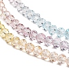 Transparent Painted Glass Beads Strands X1-DGLA-A034-T3mm-A15-4