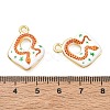 Printed Brass Pendants KK-CBA42CA-04G-04-3