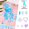 100G Plastic Sequins Beads PVC-TA0001-04B-5