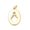 Brass Pendants KK-P345-55G-01-1
