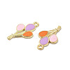 Alloy Enamel Pendants ENAM-B050-10G-02-2