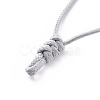 Adjustable Korean Waxed Polyester Cord Necklace Making Sets AJEW-JB00510-3
