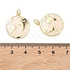 Brass Enamel Pendants KK-H259-05G-3