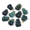 Natural Agate Pendants G-R459-007-2
