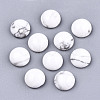 Natural Howlite Cabochons G-N326-59I-1