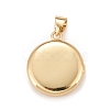 Brass Micro Pave Cubic Zirconia Locket Pendants KK-A161-42A-G-2