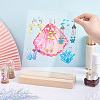 Transparent Acrylic Earring Displays NDIS-WH0015-01C-3