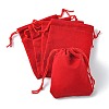Velvet Cloth Drawstring Bags TP-C001-70X90mm-2-1