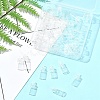 50Pcs Glass Bottle Pendant Decoration BOTT-FS0001-06-7