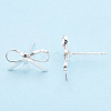 Brass Stud Earring Findings X-KK-S350-013S-3