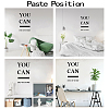 PVC Quotes Wall Sticker DIY-WH0200-085-3