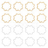 24Pcs 2 Colors Brass Linking Rings KK-TA0003-07-1