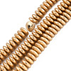 Electroplate Non-magnetic Synthetic Hematite Beads Strands G-S372-001-02KC-1
