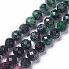 Natural Ruby in Zoisite Beads Strands G-P457-A06-29-1