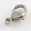 Tarnish Resistant Polished 304 Stainless Steel Lobster Claw Clasps STAS-R072-41A-2