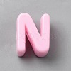 Acrylic European Beads OACR-WH0050-09N-1