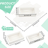 Foldable Paper Drawer Boxes with Clear Plastic Cover CON-WH0095-68A-03-2