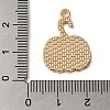 Thanksgiving Day Golden Tone Alloy Enamel Pendants ENAM-M002-02J-G-3