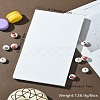 80Pcs 4 Styles Coffee Printed Wooden European Beads WOOD-CJ0001-82-10