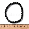 Natural Rainbow Obsidian Stretch Bracelets BJEW-F315-6mm-4