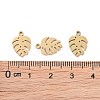 Ion Plating(IP) 304 Stainless Steel Charms STAS-S107-05-4