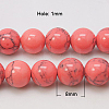 Synthetic Turquoise Beads Strands TURQ-H038-8mm-XXS18-2
