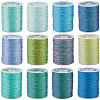 12 Rolls 12 Colors Metallic Sewing Thread OCOR-CY0002-02D-6