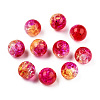 Transparent Crackle Acrylic Beads CACR-N002-09A-3