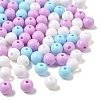 50pcs 3 Colors Opaque Acrylic Beads MACR-YW0004-01D-04-1