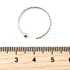 Brass Cuff Ring Settings KK-P337-01P-4