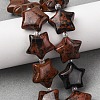 Natural Mahogany Obsidian Beads Strands G-K359-E03-1