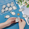 12Pcs Alloy Brooch Findings FIND-PH0027-62B-3