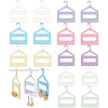 PandaHall Elite 32Pcs 8 Colors 8-Hole Mini Acrylic Earring Hanger EDIS-PH0001-83-1