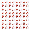 Opaque Acrylic European Beads OPDL-BT0001-01-2