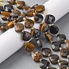 Natural Tiger Eye Beads Strands G-P570-E04-02-1
