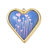 304 Stainless Steel Enamel Pendants STAS-K295-52G-01-1